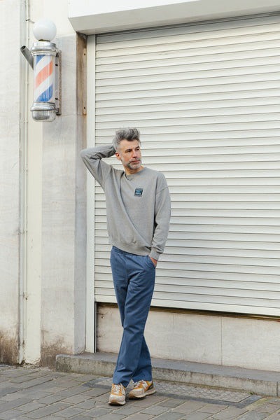 Yeye Weller Oversized Sweatshirt - Grey Melange