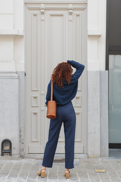 Robinia pants - Blue Canvas Linen