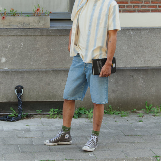 LAST ONE in 30 - Baggy Hemp Blend Denim Shorts - Atlas