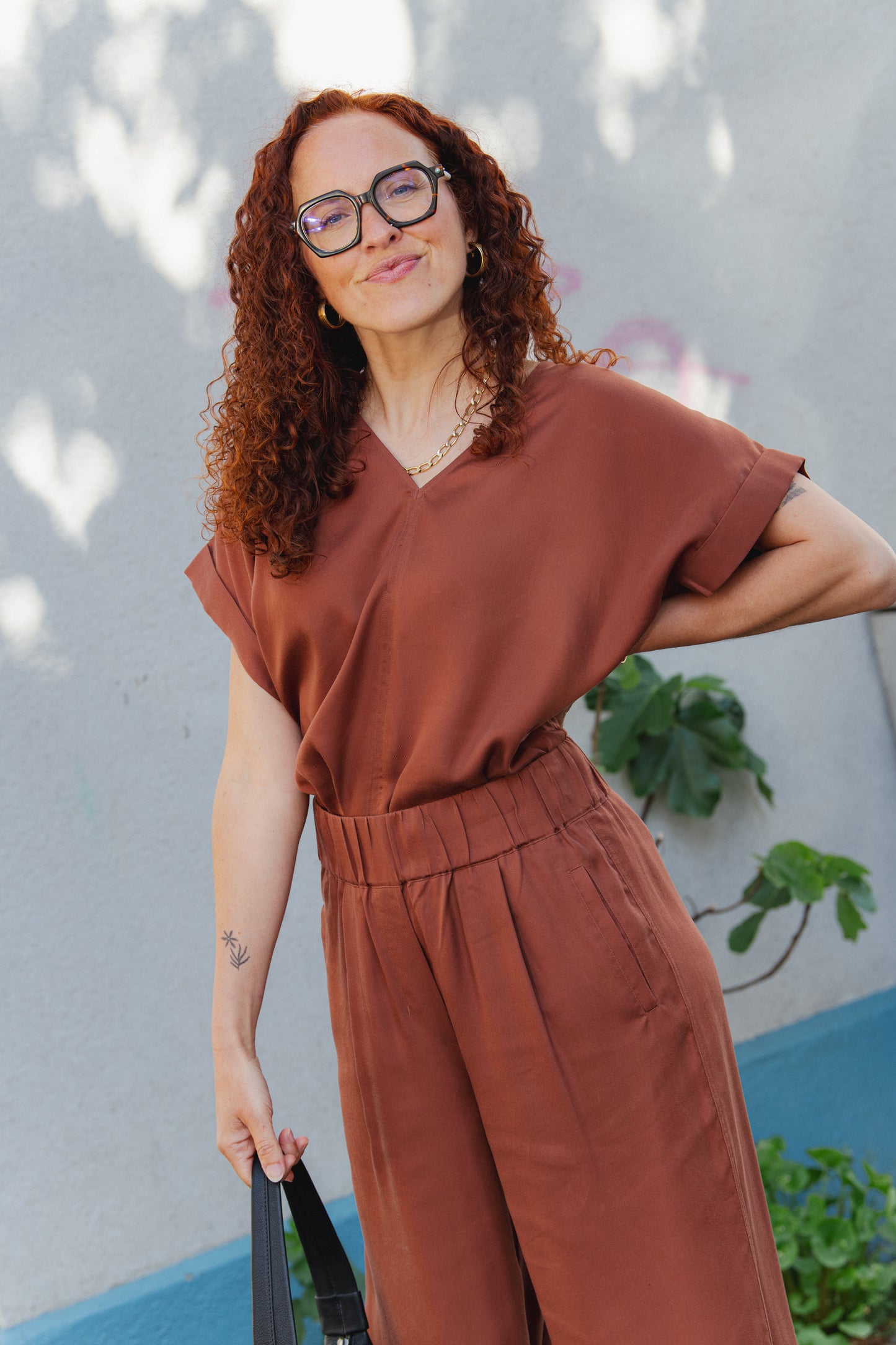 Blouse Shirt - Dark Mocca