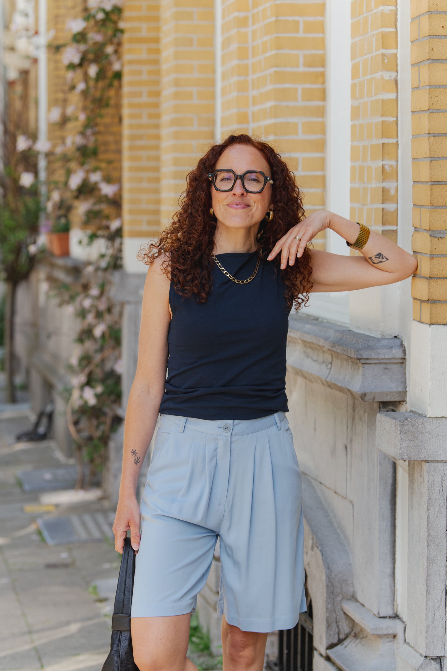 Sally Shorts - Ice Water Blue