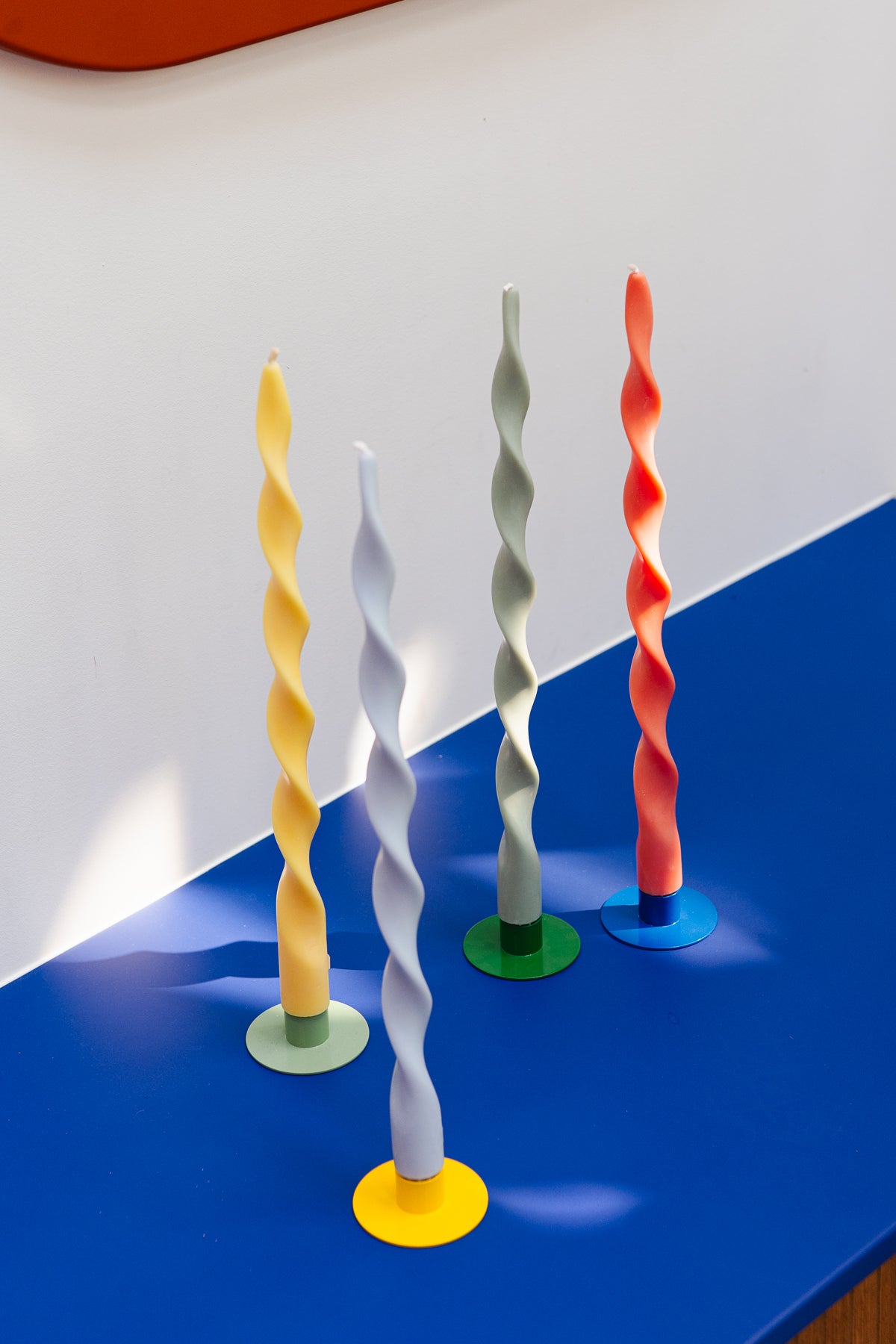 Original Home Big Lazy Spiral Candle - Lemon