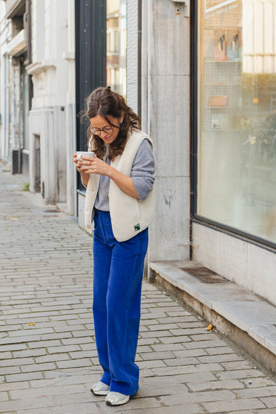 LAST ONE in 36 - Leartza Trousers - Indigo Blue