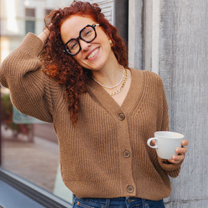 Kanan Cardigan - Camel Brown