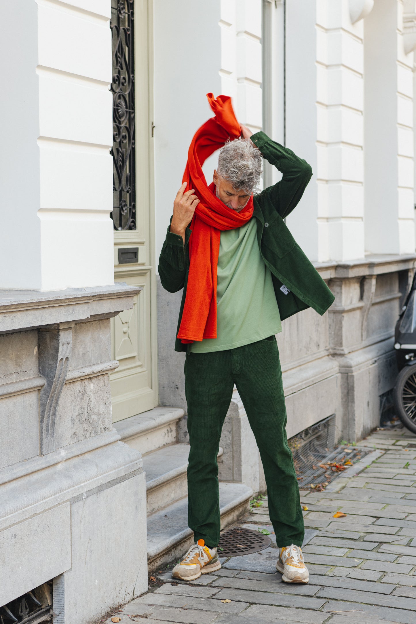 Five Pocket Pants - Bottle Green