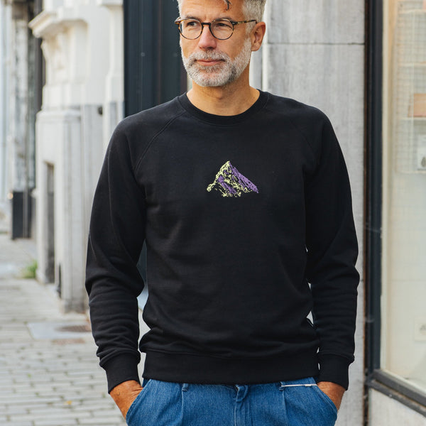 Malmoe Logo Peak Sweatshirt - Black