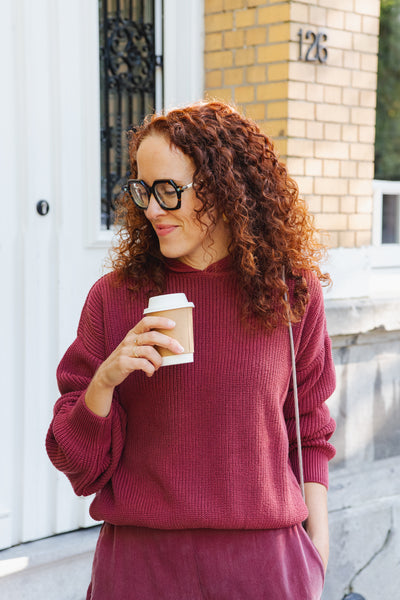 Mariella Sweater - Cranberry