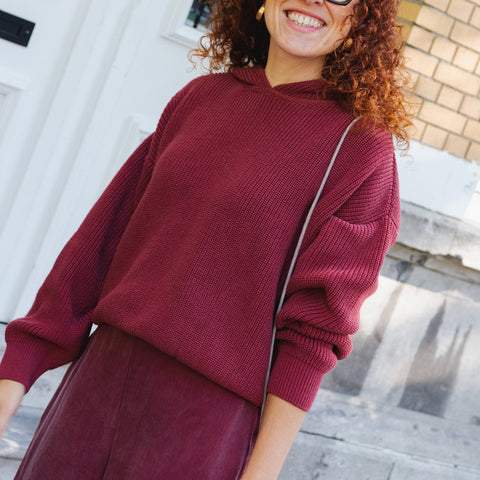 Mariella Sweater - Cranberry