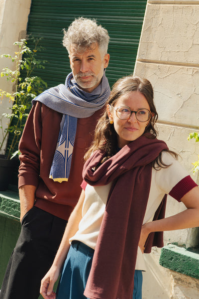 Dana Scarf - Aubergine