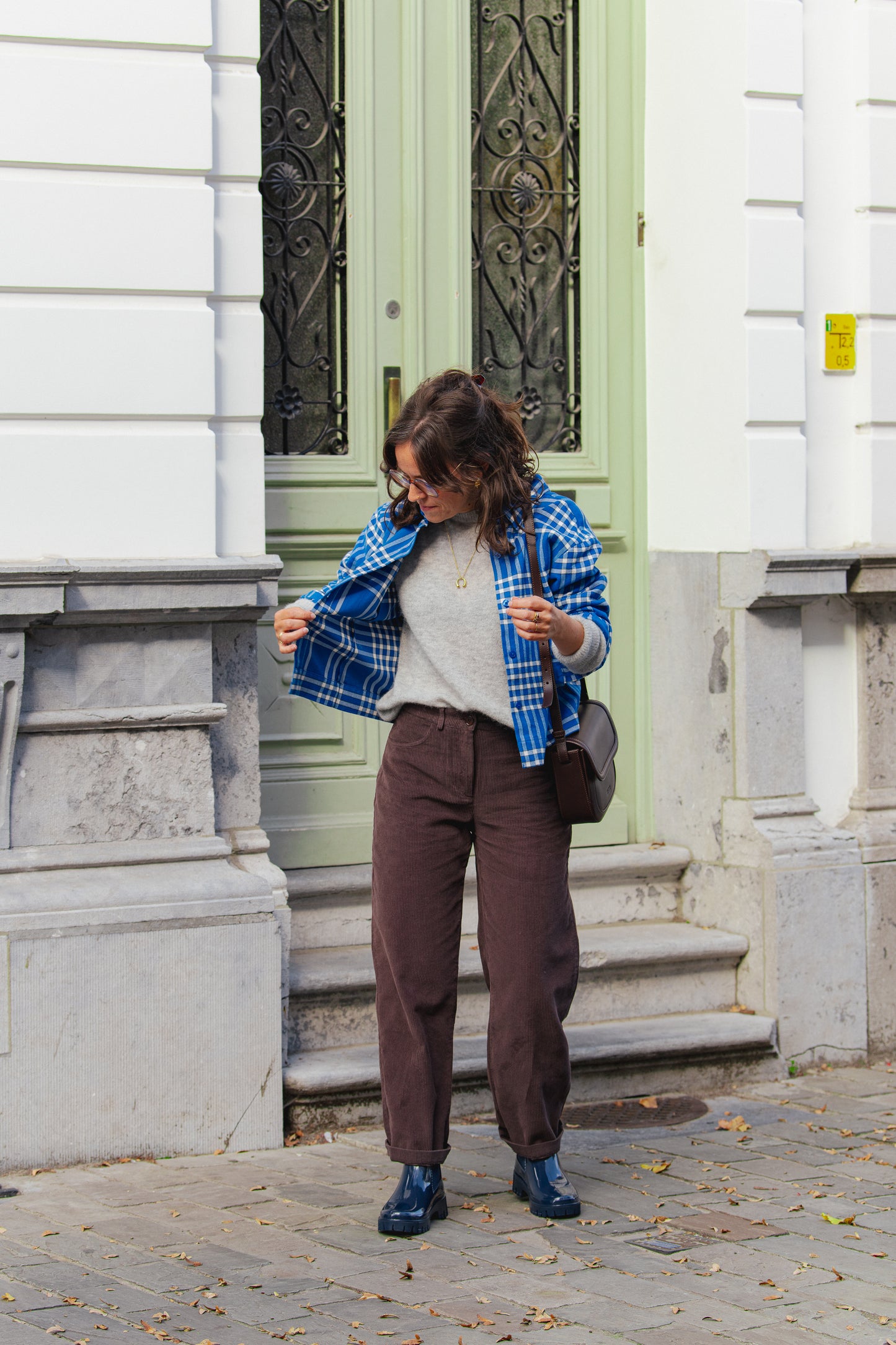 LAST ONE in XL - Sens Flannel Shirt - Check Blue