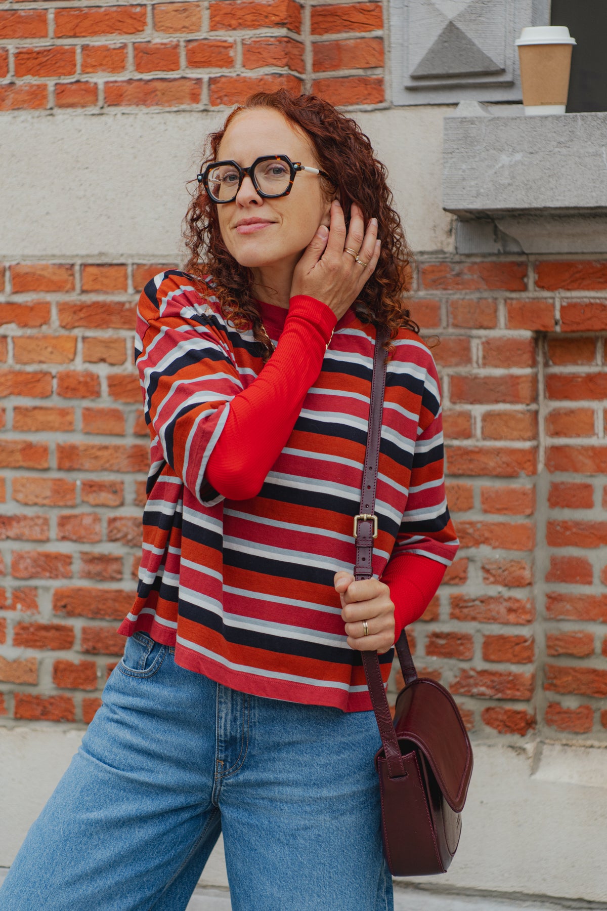 Longsleeve Tencel - Red