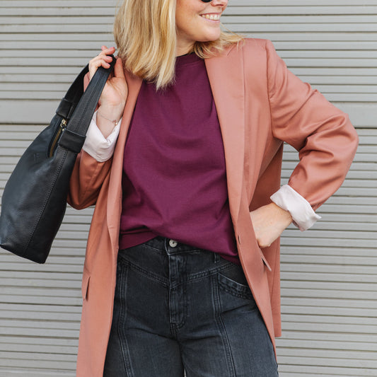 LAST ONE IN S- Mikulaa Blazer - Light Berry