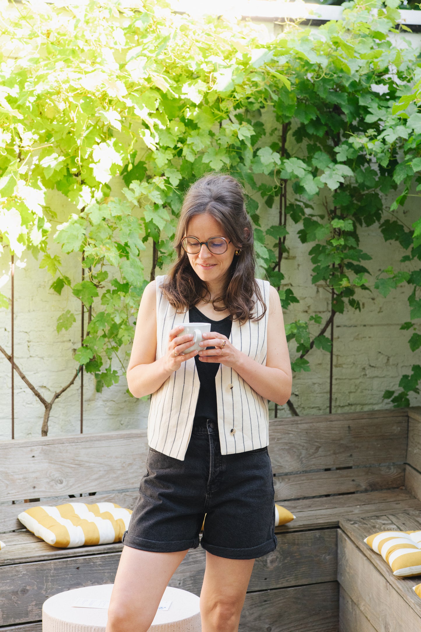 Detox Denim Sheaari Shorts - Ebony Black