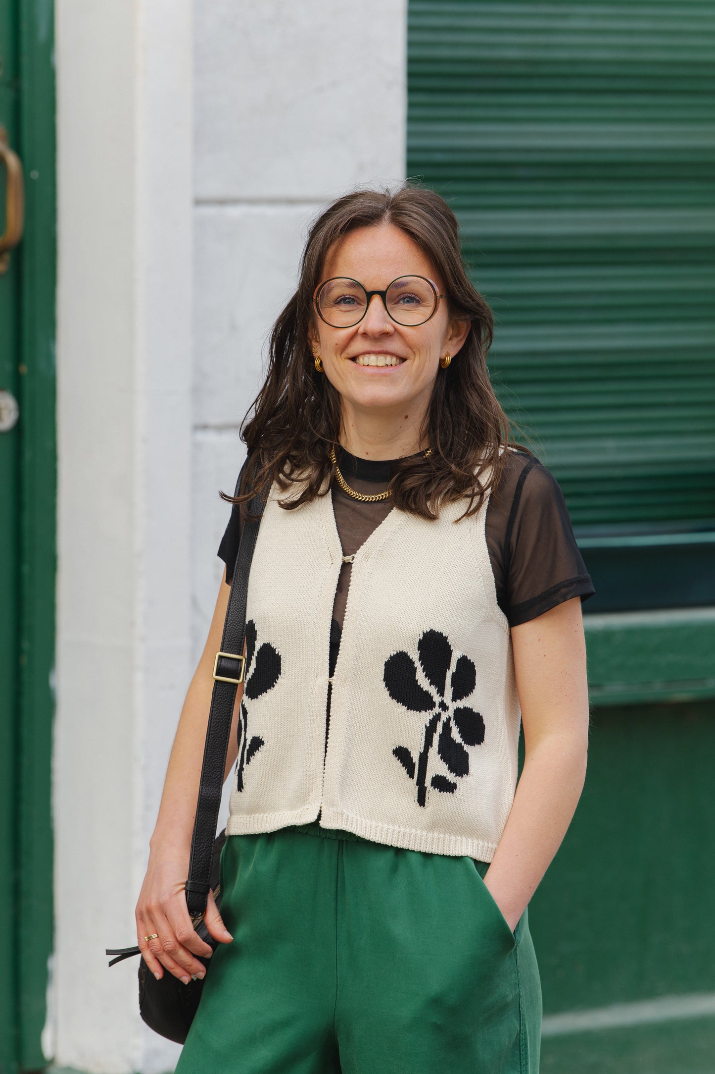 Evie Mesh T-Shirt - Black