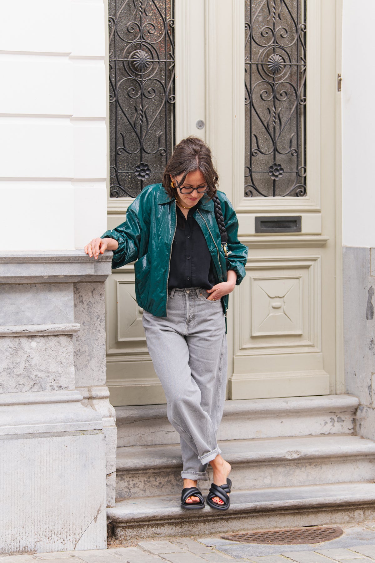 Tuck in Jacket - Sea Moss