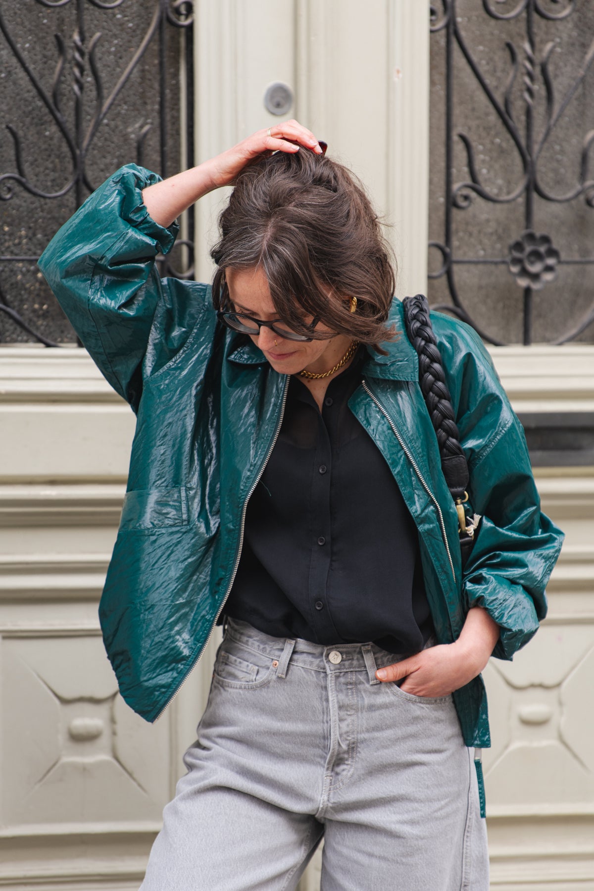 Tuck in Jacket - Sea Moss