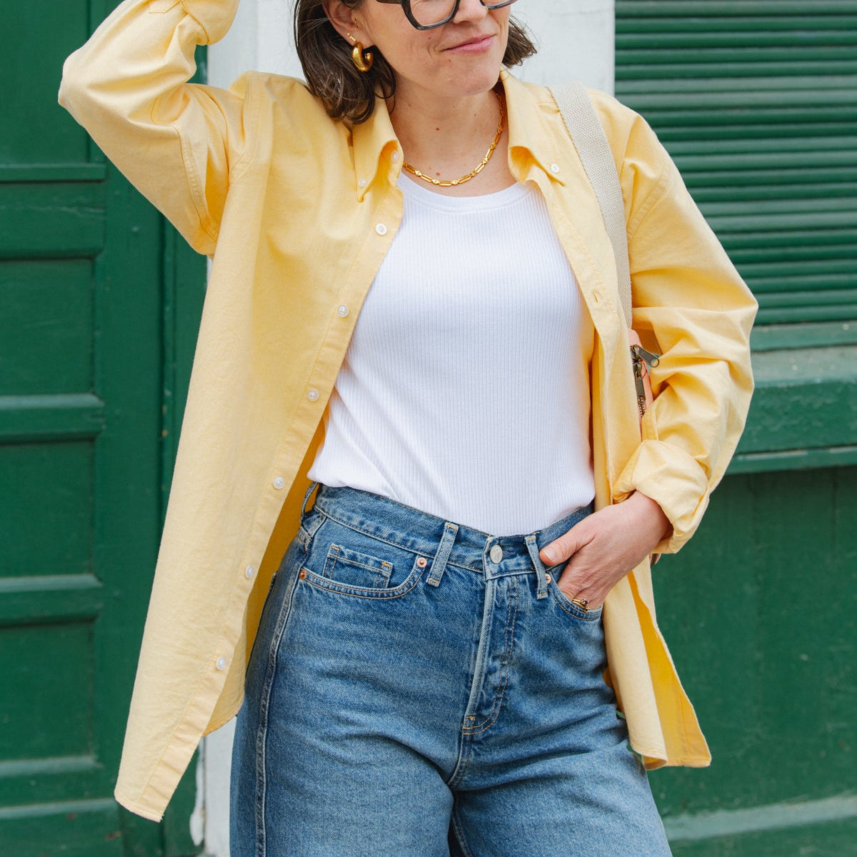 Oxford Shirt - Soft Yellow