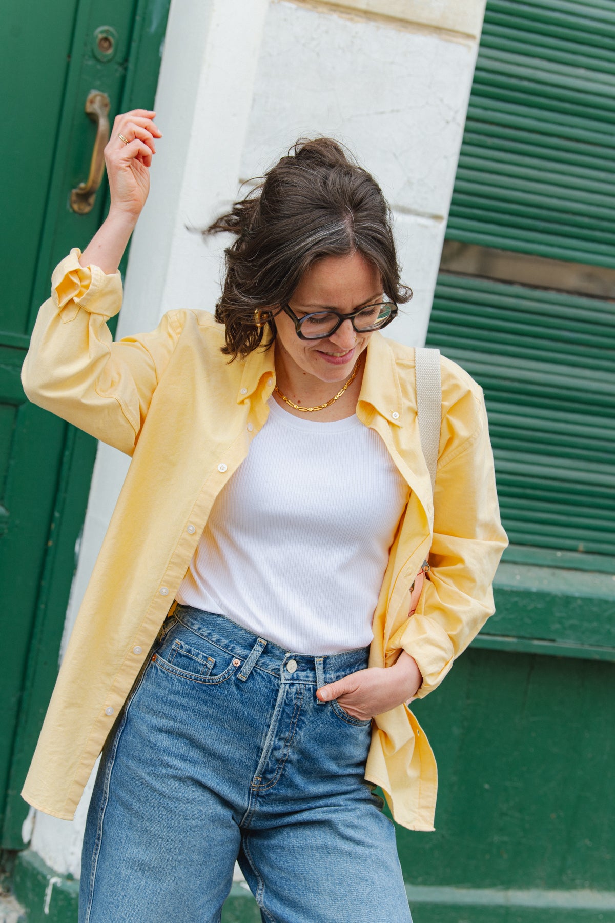 Oxford Shirt - Soft Yellow