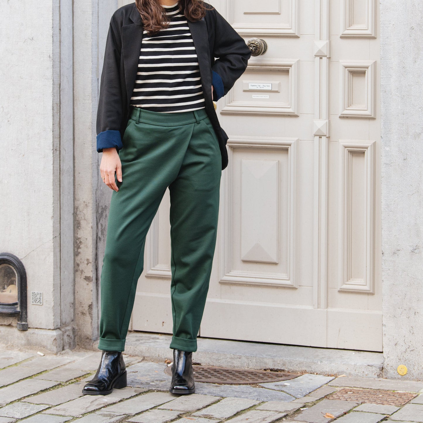 LAST ONE IN 40 - Ezama Trousers - Dark Green