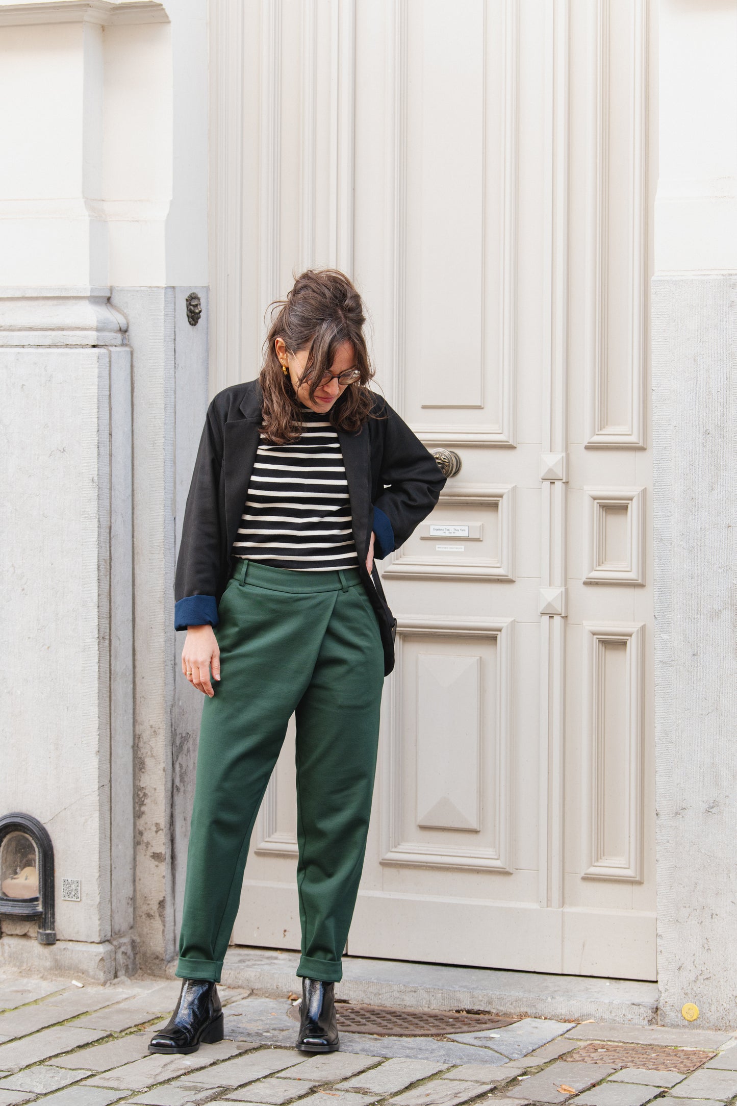LAST ONE IN 40 - Ezama Trousers - Dark Green