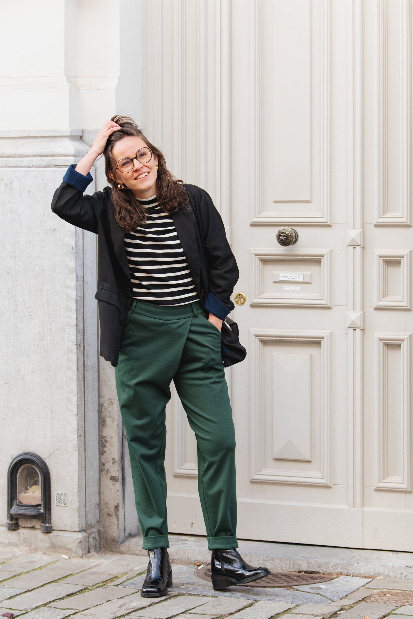 LAST ONE IN 40 - Ezama Trousers - Dark Green