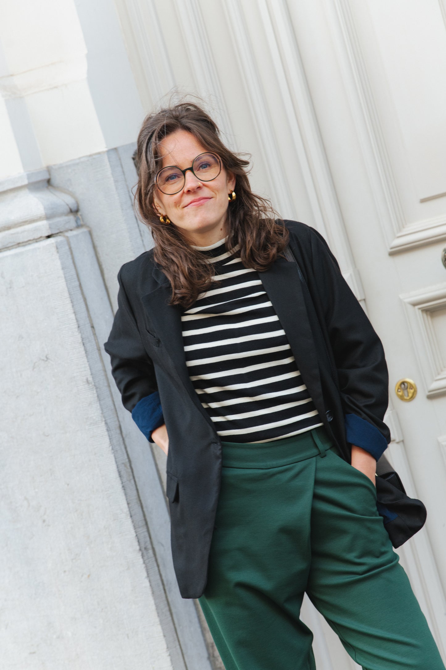 LAST ONE IN 40 - Ezama Trousers - Dark Green