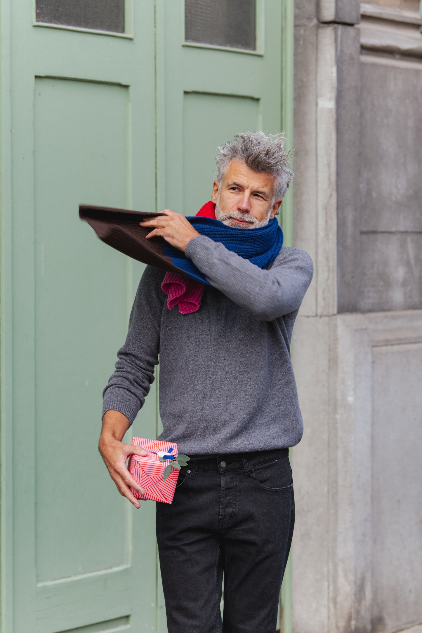 LAST ONE IN M- Cooper Sweater - Mid Grey