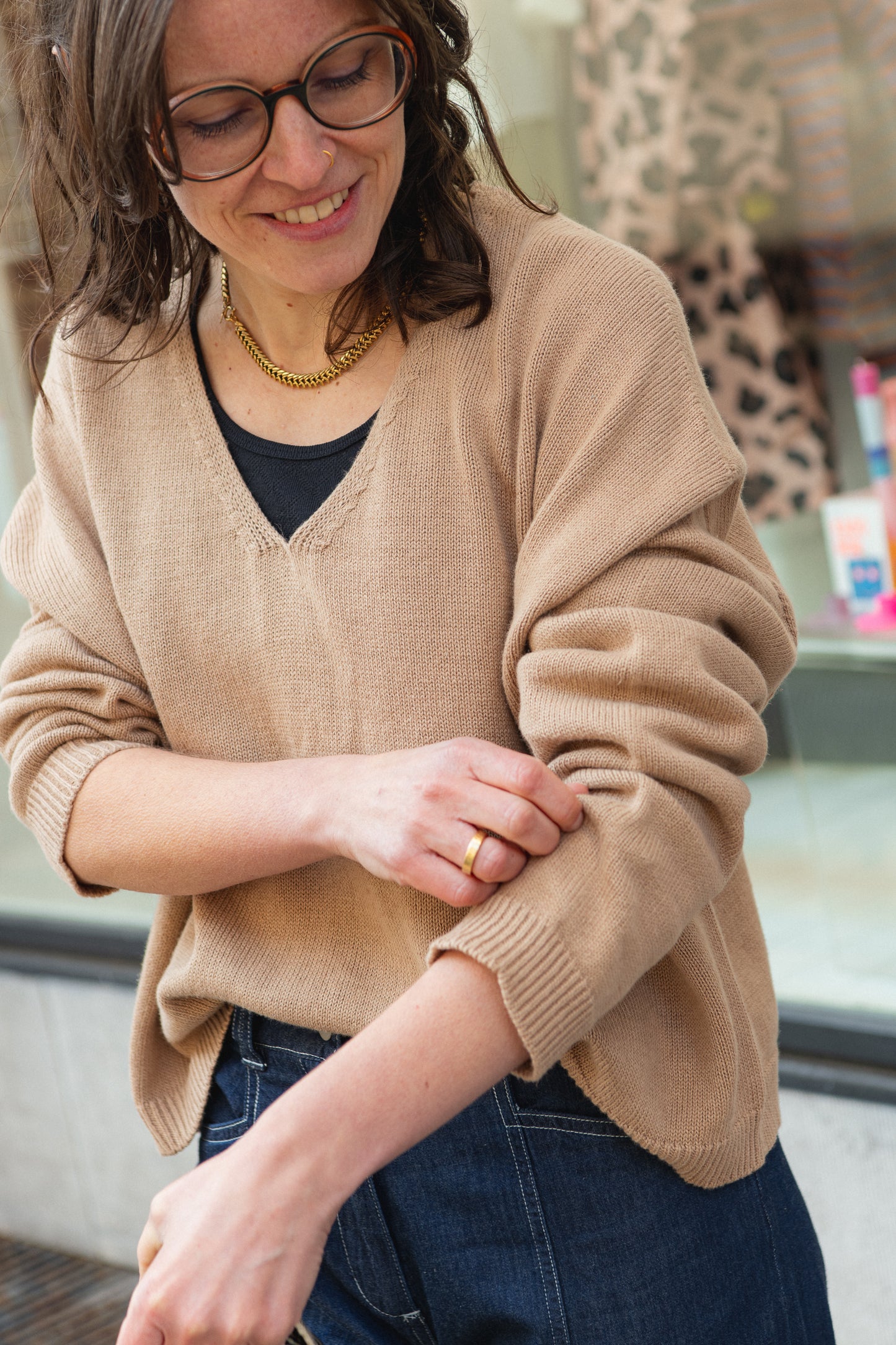 LAST ONES in XS - Linnea Sweater - Light Brown