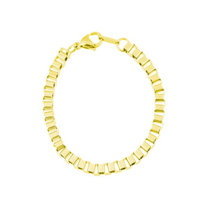 Bandhu Box Chain Bracelet - Gold