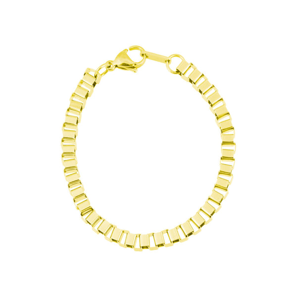 Bandhu Box Chain Bracelet - Gold