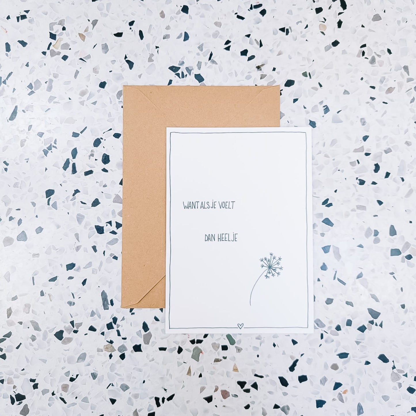 Emma Nieke Greeting Card - Als je voelt, heel je