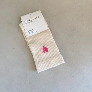 Jutelaune Heart Socks - Pink