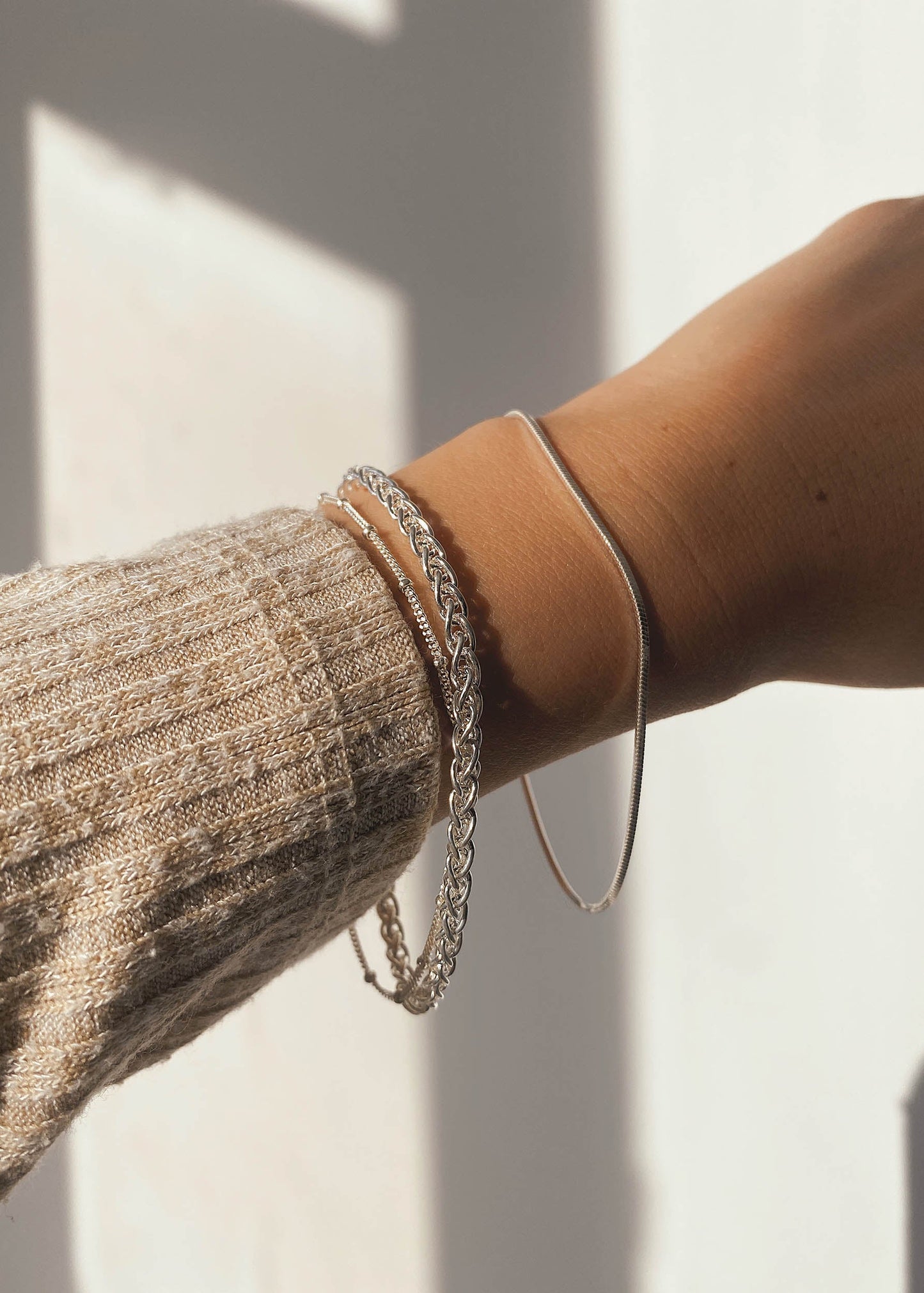 Flawed Dotted Bracelet - Silver