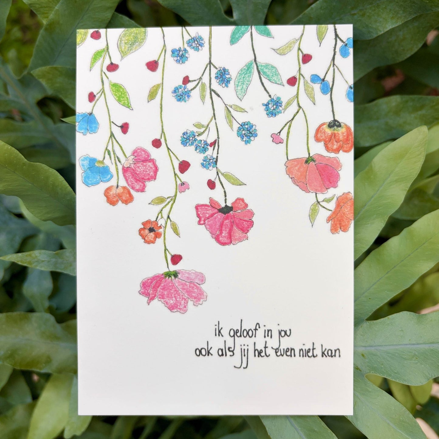 Emma Nieke Greeting Card - ik geloof in jou, ook als jij het even niet kan