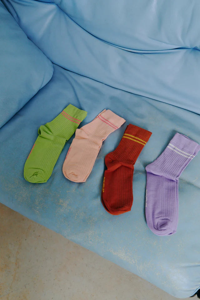 Jutelaune Malvine Socks - Peachy