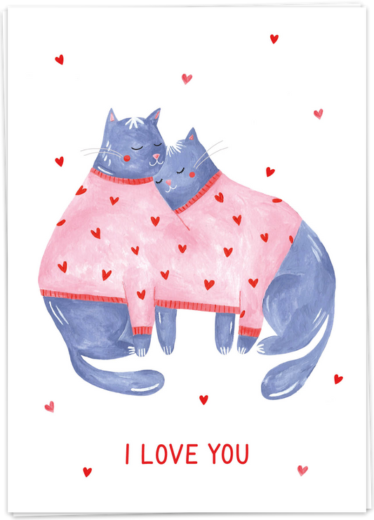 Kaart Blanche - I Love You Kitty Love