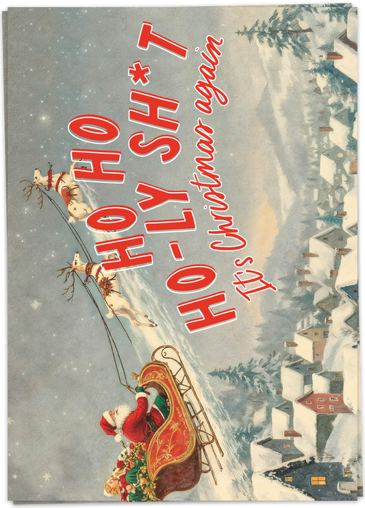 Kaart Blanche Christmas & New Year - Vintage Christmas Again