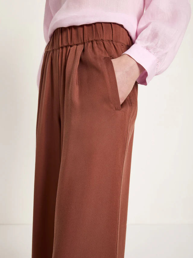 Wide-Leg Pants - Dark Mocca