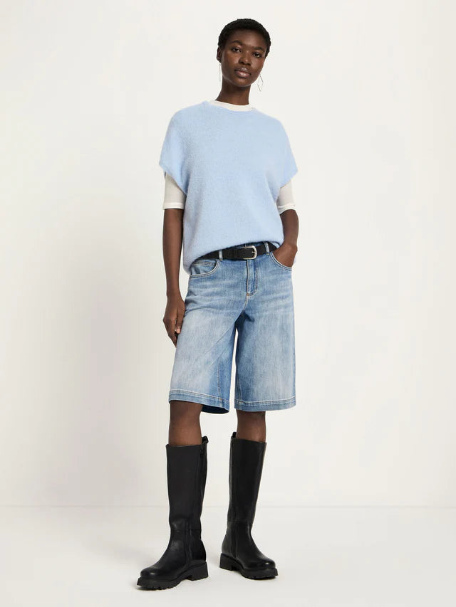 Sleeveless Jumper - Sea