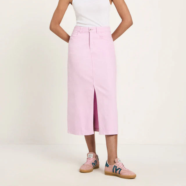 Skirt With Slit - Orchid