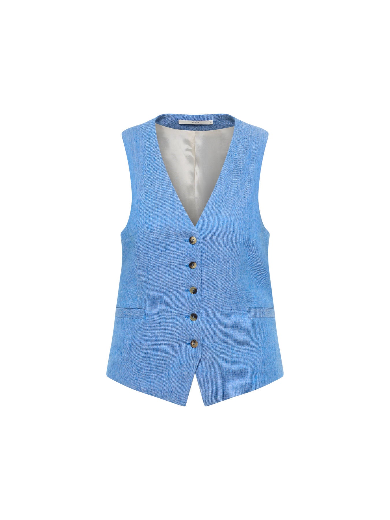 Vest - Lapis/Creme
