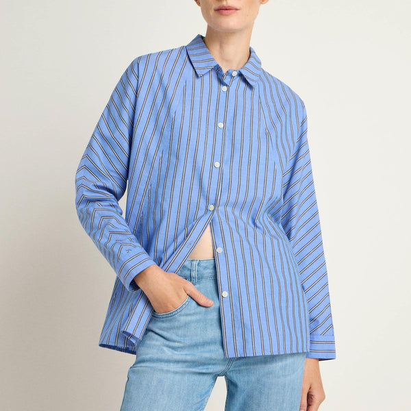 Striped Shirt - Black/Frozen Blue