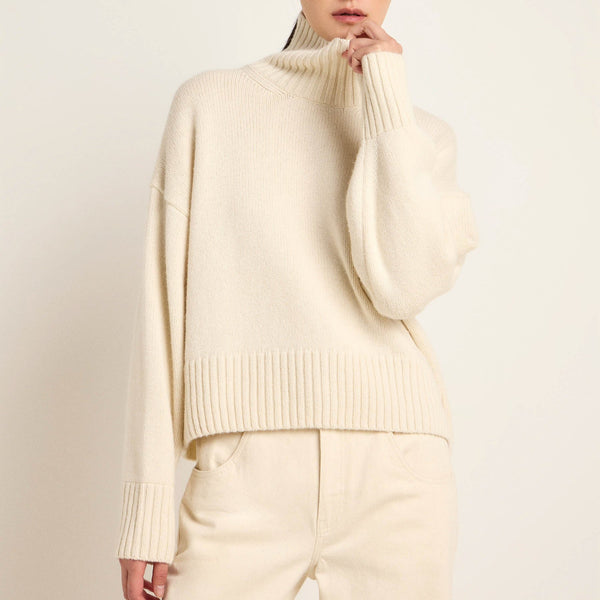 LAST ONE in 40 - Oversized Wool Jumper - Off-white