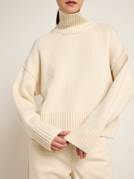 LAST ONE in 40 - Oversized Wool Jumper - Off-white