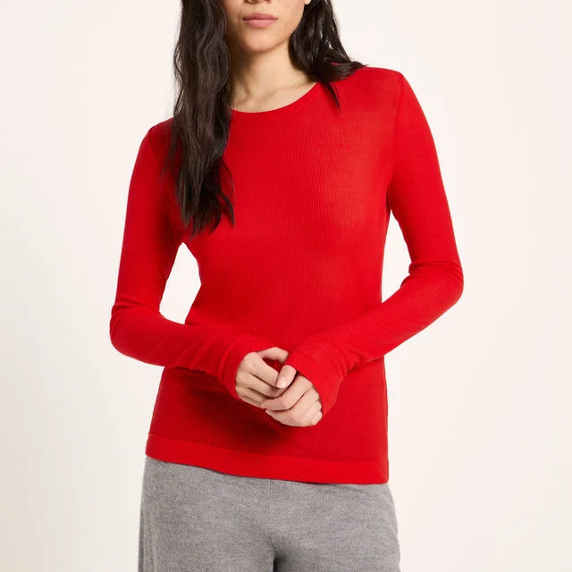 Longsleeve Tencel - Red