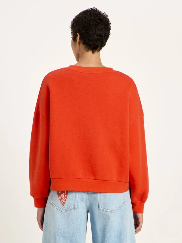 Statement Sweatshirt FEARLESS FEMALE - Fire