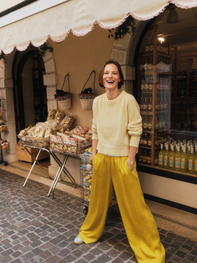 Wide-Leg Pants - Kiwi