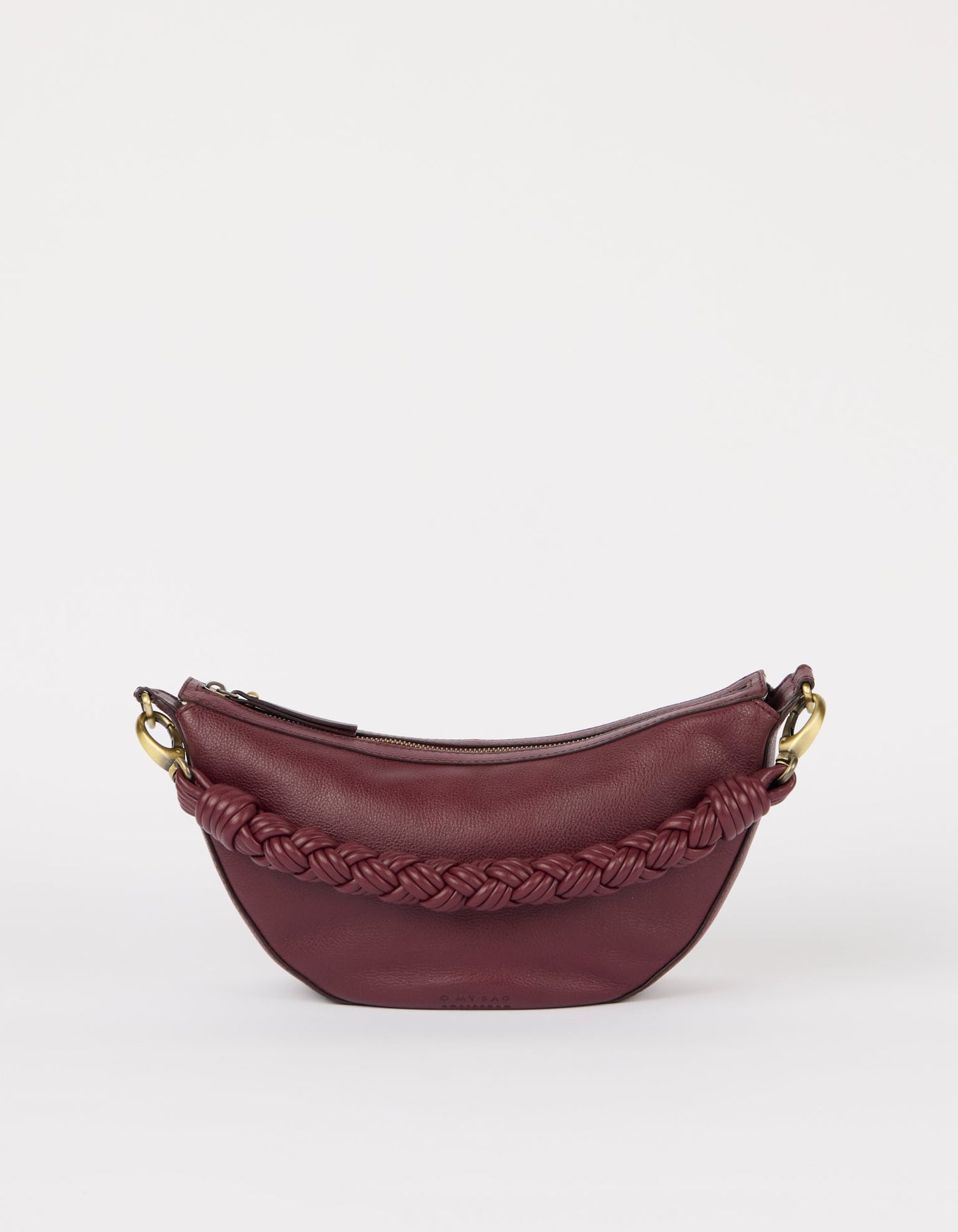 Leo Twisted Handle - Dark Cherry Soft Grain Leather