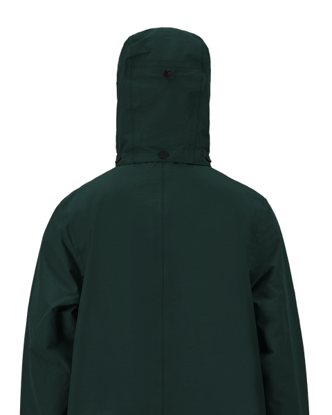 LAST ONE in S - Maium Mac Rain Coat or Poncho - Pine Green