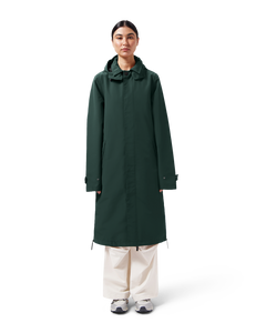 LAST ONE in S - Maium Mac Rain Coat or Poncho - Pine Green